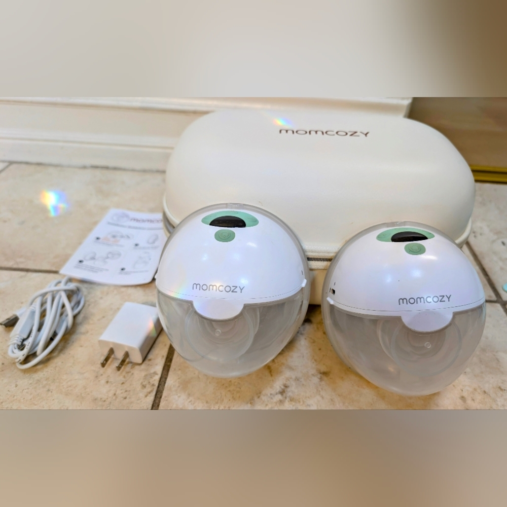 Two Momcozy Breast Pumps M5 - Barely Used!